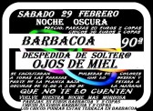 NOCHE OSCURA Nº 90 con BARBACOA
